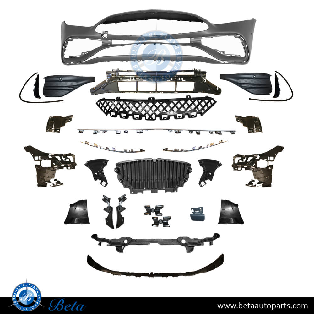 Front Bumper Normal AMG with Park Assist for Mercedes C-Class W206 2022-Up models Front Bumper Normal AMG with Park Assist for Mercedes C-Class W206 2022-Up models
